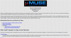 Desktop Screenshot of museweb.com