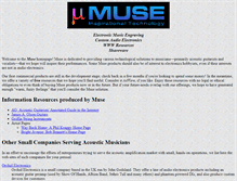 Tablet Screenshot of museweb.com